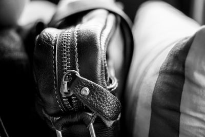 Close-up of man hand