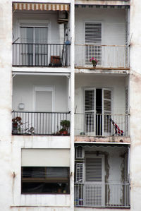 Low angle view of residential building