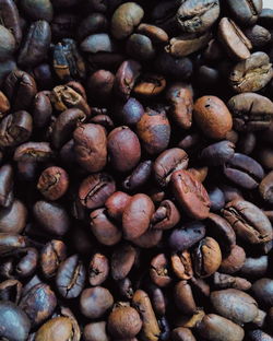 Full frame shot of coffee beans