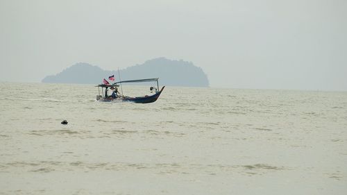 Fishing boat on sea