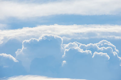 Low angle view of clouds in sky