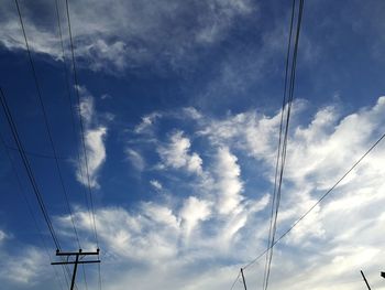 Low angle view of sky