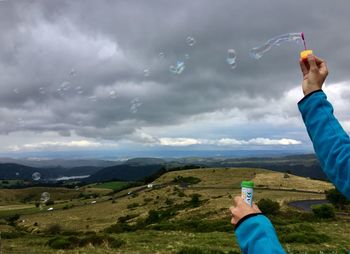 Bubbles in thé sky