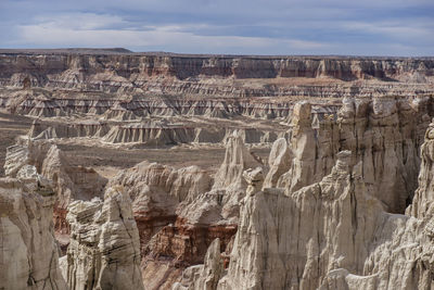 Massive landscape coal mine canyon on navajo reservation in ariz