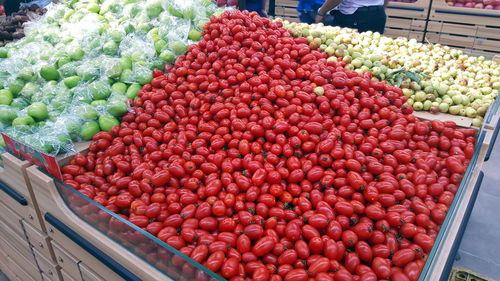 Close-up of fruits for sale at market stall