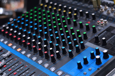 Close-up of computer keyboard