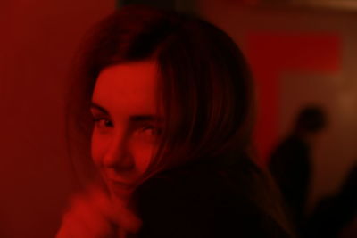 Close-up of girl