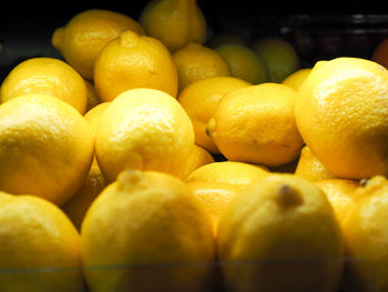 Close-up of fruits for sale at market stall