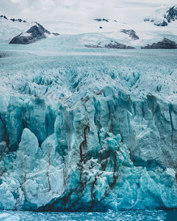 Scenic view of snow covered landscape