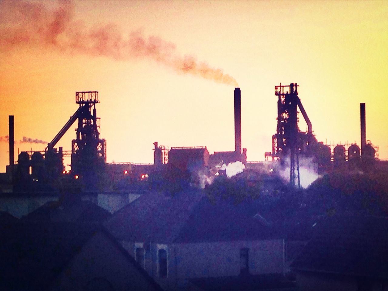 Steel works