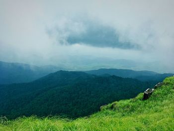 Scenic view of landscape against sky