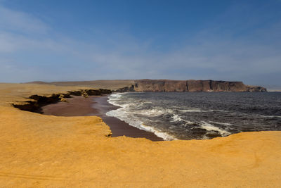 View of beach against sky