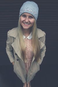 Portrait of a smiling young woman