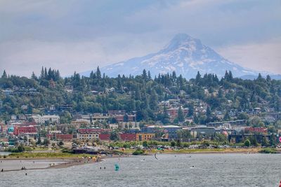 Mount hood from across river