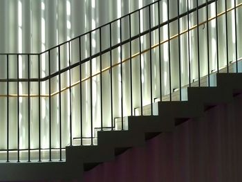 Low angle view of staircase in building