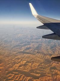 Aerial view of landscape against sky