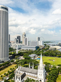 Buildings in city