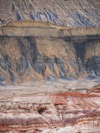 Rock formations in a desert