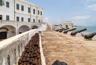 Cape coast castle in ghana.