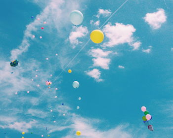 Balloons in sky