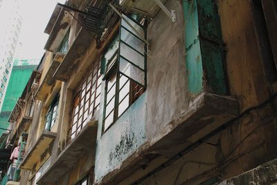 Interior of abandoned building