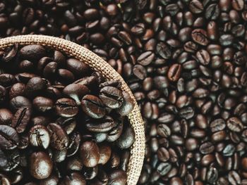 Close-up of coffee beans