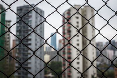 Full frame shot of chainlink fence