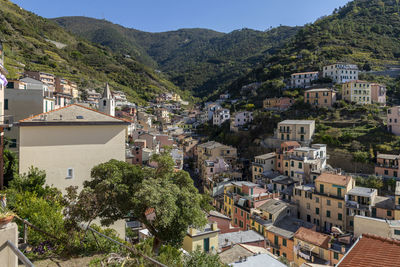 View of the cinque terre