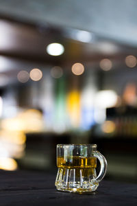 Close-up of drink on table