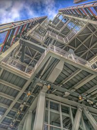 Low angle view of building against sky