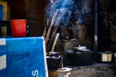 Close-up of kitchen utensils