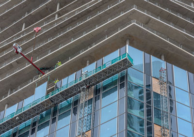 Low angle view of modern building