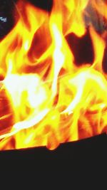 Close-up of fire