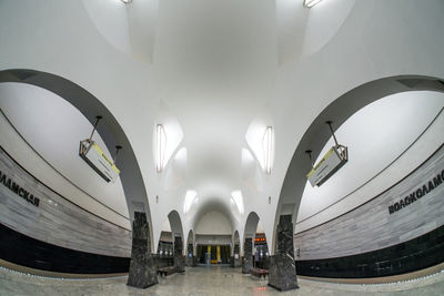 Panoramic view of building