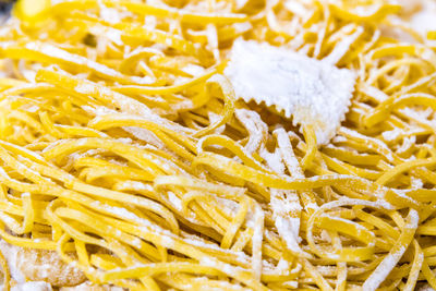 Close-up of yellow food