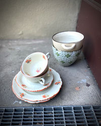 Close-up of coffee on table