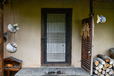 Interior of abandoned house