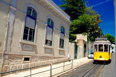 Tram  in city of lisbon.