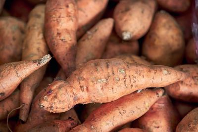 Sweet potato retail still life