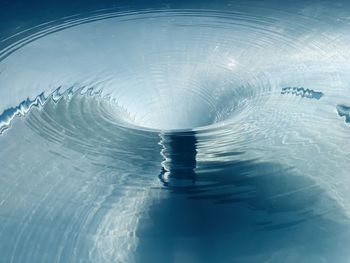 High angle view of water