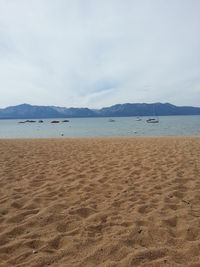 Scenic view of calm sea