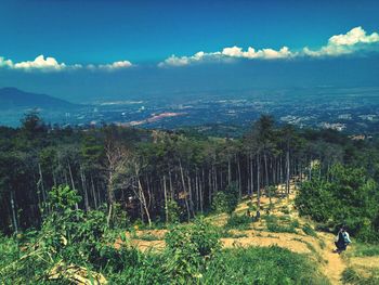 Scenic view of landscape against sky