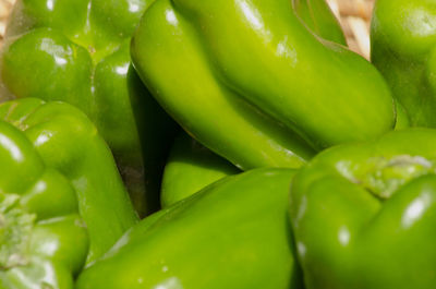 Full frame shot of green chili