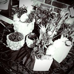 Close-up of food on table