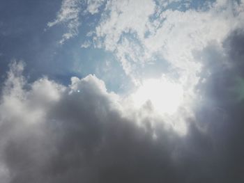 Low angle view of cloudscape