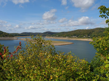 Hiking at the edersee in germany