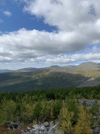 Scenic view of landscape against sky