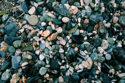 Full frame image of pebbles