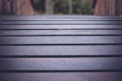 Close-up of wooden plank