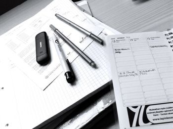 Close-up of pen